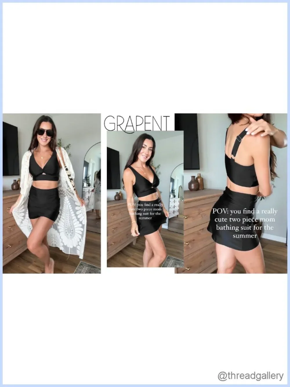 Women's Knot Front Tankini Bikini Swim Top Adjustable Straps Push Up